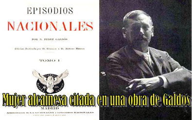 ALCAINE EN PUBLICACIONES ANTIGUAS (2). Episodios Nacionales, de Benito Pérez Galdós
