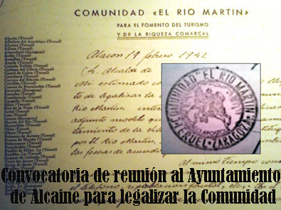 EL BAÚL DE LOS RECUERDOS (5). En 1941 se constituyó la Comunidad del Río Martín