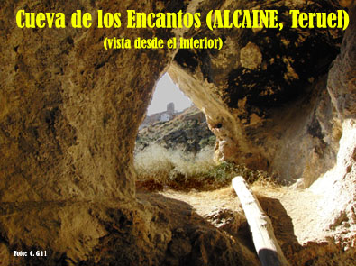 CAVIDADES DE ALCAINE (3): La cueva de Los Encantos