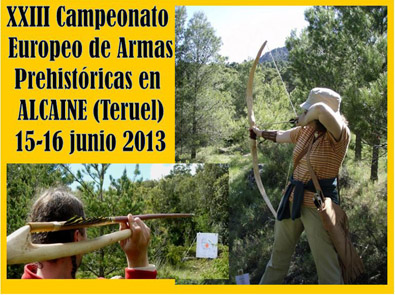 Alcaine acoge, el 15 y 16 de junio, el Campeonato Europeo de Tiro con Armas Prehistóricas