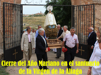 Alcaine asiste a la FIESTA del SITIO con motivo de la festividad de la Virgen de la Aliaga