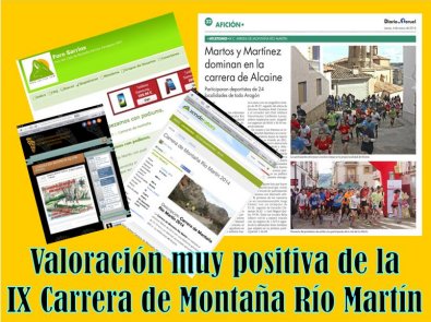 Valoración muy positiva de la IX Carrera de Montaña Río Martín