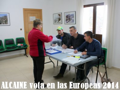 El PSOE primera fuerza política más votada en las Elecciones Europeas 2014 en Alcaine