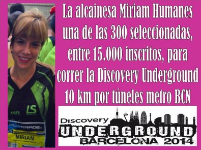 Miriam Humanes Bespín, descendiente de Alcaine, ha participado en la Discovery Underground BCN 2014