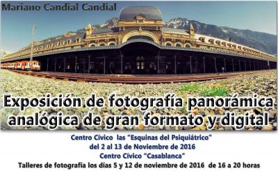 El fotógrafo alcainés Mariano Candial presenta en Zaragoza una EXPOSICIÓN DE FOTOGRAFÍA PANORÁMICA EN GRAN FORMATO