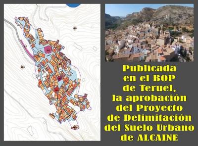 Alcaine cuenta ya con un Plan y normativa sobre Delimitación del Suelo Urbano