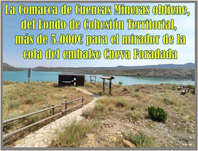 Del Fondo de Cohesión Territorial, se destinan 5.499,45 para el mirador de la cola del embalse de Cueva Foradada en Alcaine