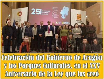 Se celebran los 25 años de la creación de la Ley de Parques Culturales de Aragón
