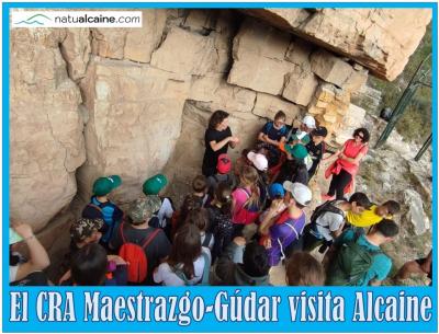 Treinta niños y niñas del CRA Maestrazgo-Gúdar disfrutan y aprenden con las actividades organizadas por natualcaine (actividades y alojamiento en Alcaine)