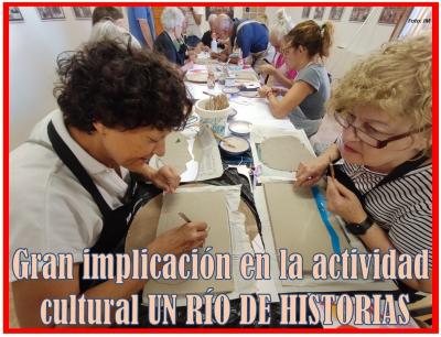 Éxito de participación -adulta e infantil- en la actividad cultural UN RÍO DE HISTORIAS, desarrollada en Alcaine durante dos días
