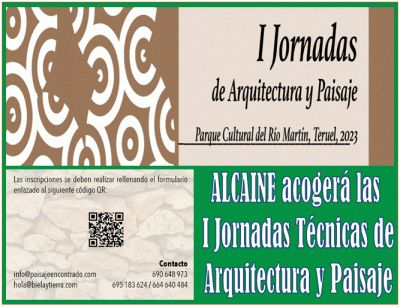 Alcaine acogerá las I Jornadas de Arquitectura y Paisaje, gratuitas para los inscritos seleccionados
