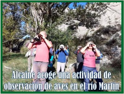 En Alcaine tuvo lugar la última ruta de observación de aves, realizada en la provincia por los LEADER